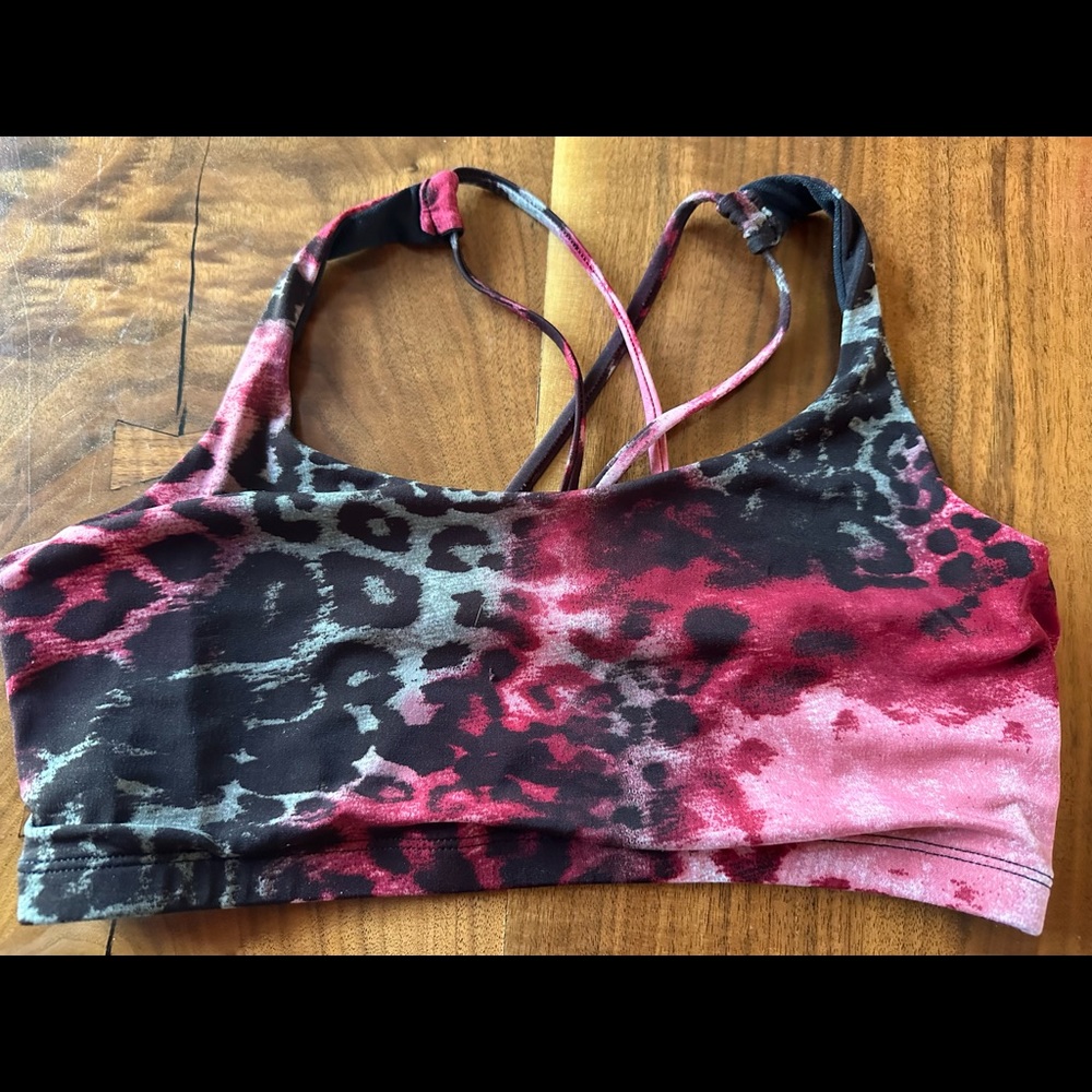 Onzie Sports Top Bra Print Size Large Print